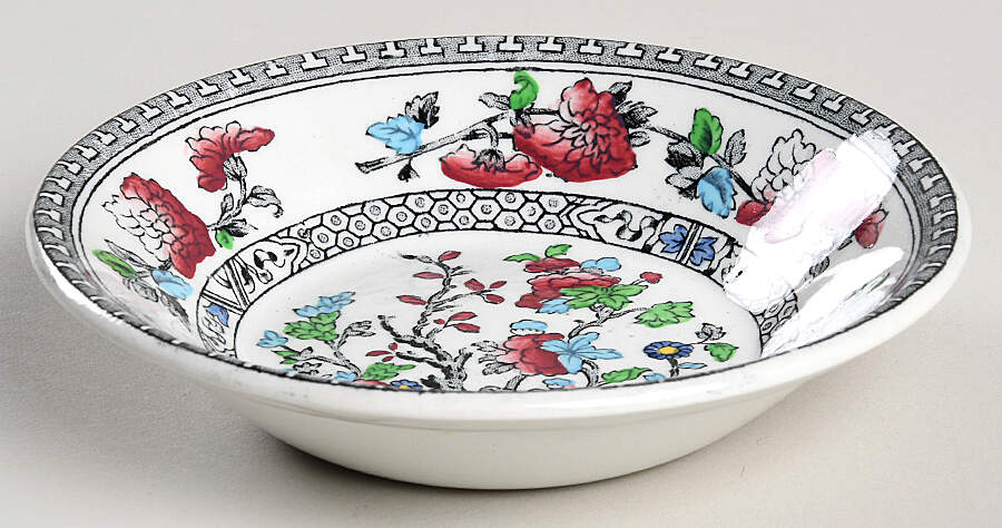 Indian Tree (No Trim) Fruit/Dessert (Sauce) Bowl by Wood & Sons-1