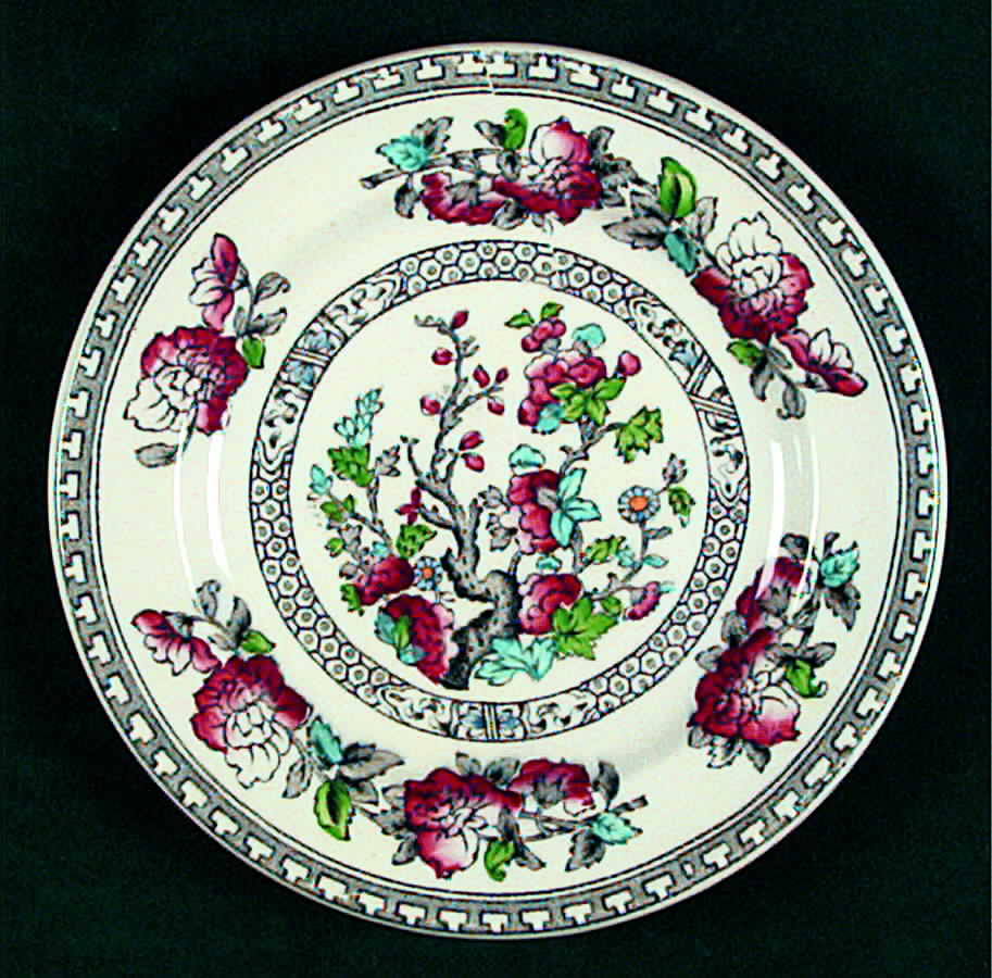 Indian Tree (No Trim) Bread & Butter Plate by Wood & Sons-1