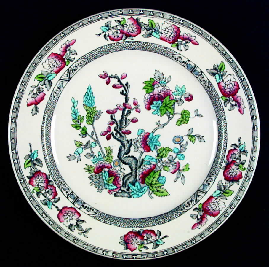 Indian Tree (No Trim) Dinner Plate by Wood & Sons-1