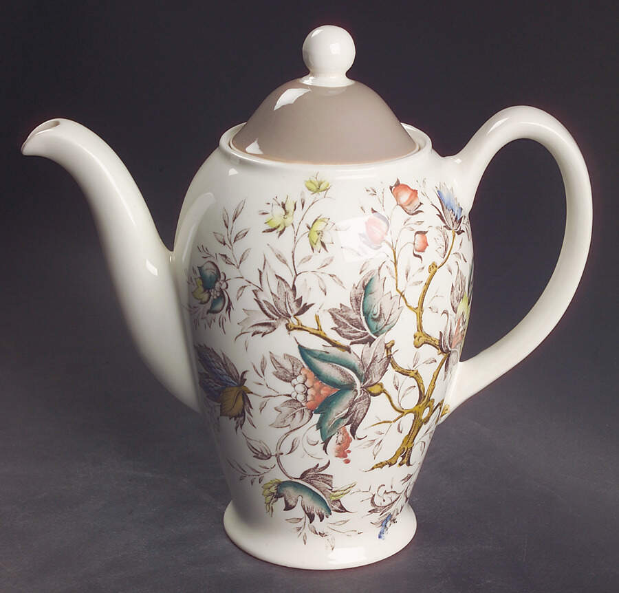 Jamestown (Rim) Coffee Pot & Lid by Wood & Sons-1