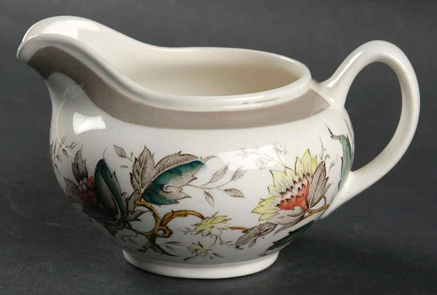 Jamestown (Rim) Creamer by Wood & Sons-1