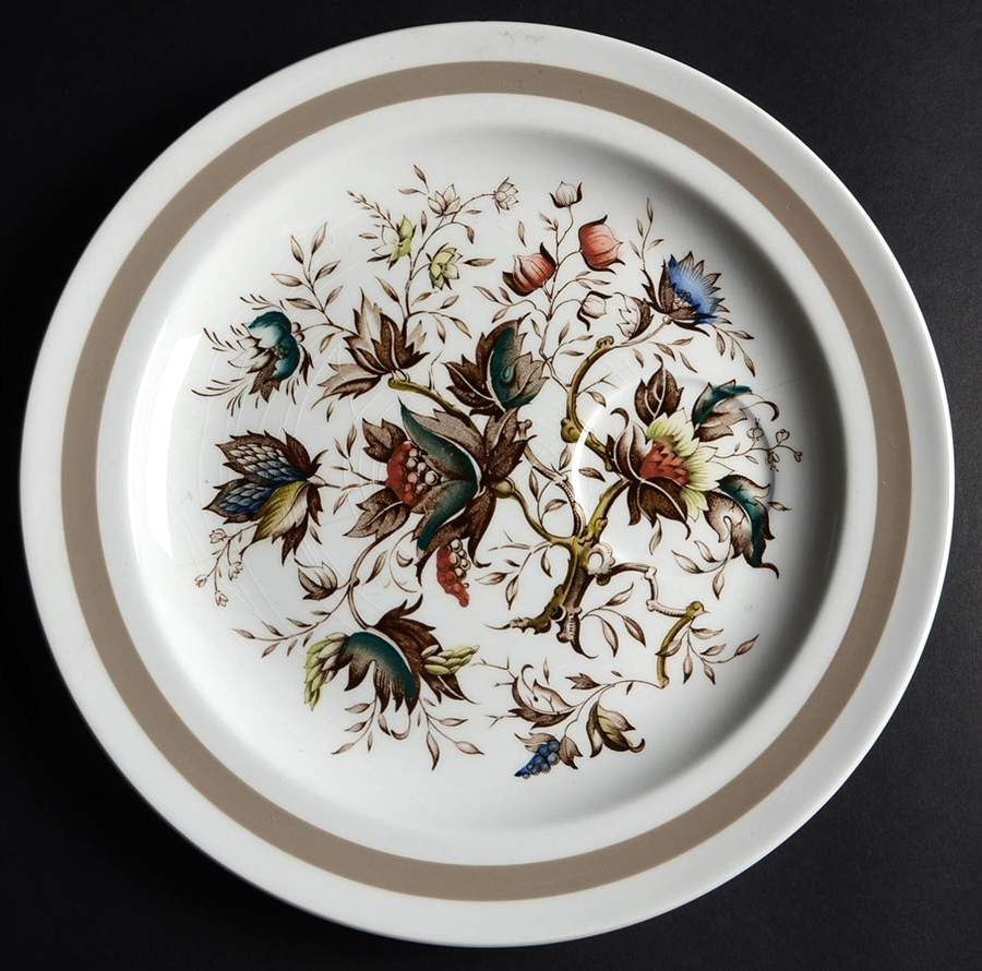 Jamestown (Rim) Snack Plate by Wood & Sons-1