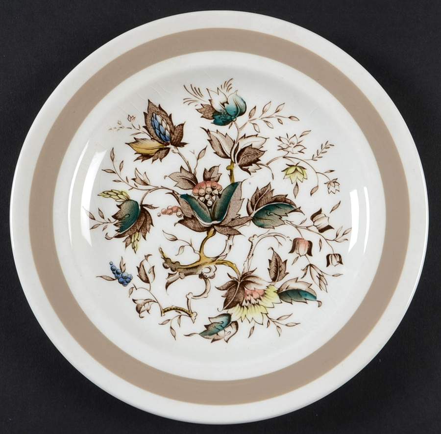 Jamestown (Rim) Dessert/Pie Plate by Wood & Sons-1