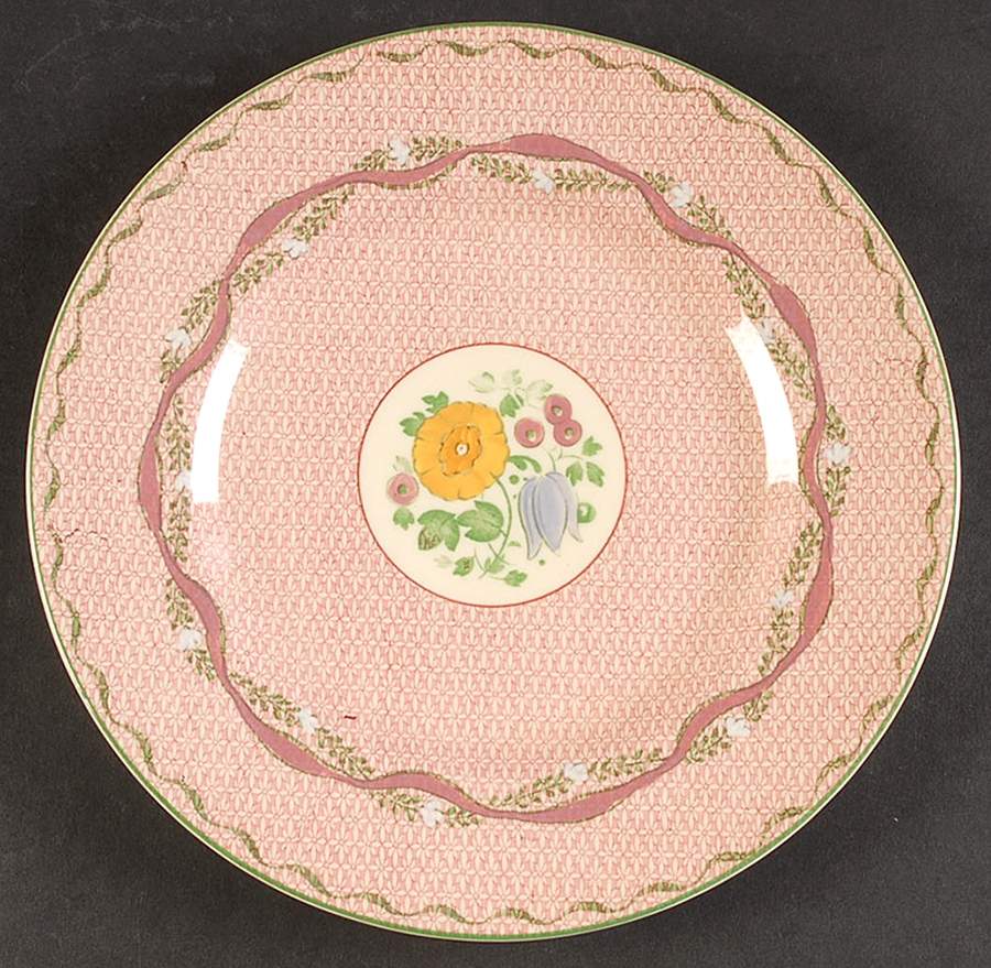 Kenilworth Pink Luncheon Plate by Wood & Sons-1