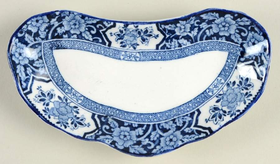 Khotan Blue Bone Dish by Wood & Sons-1