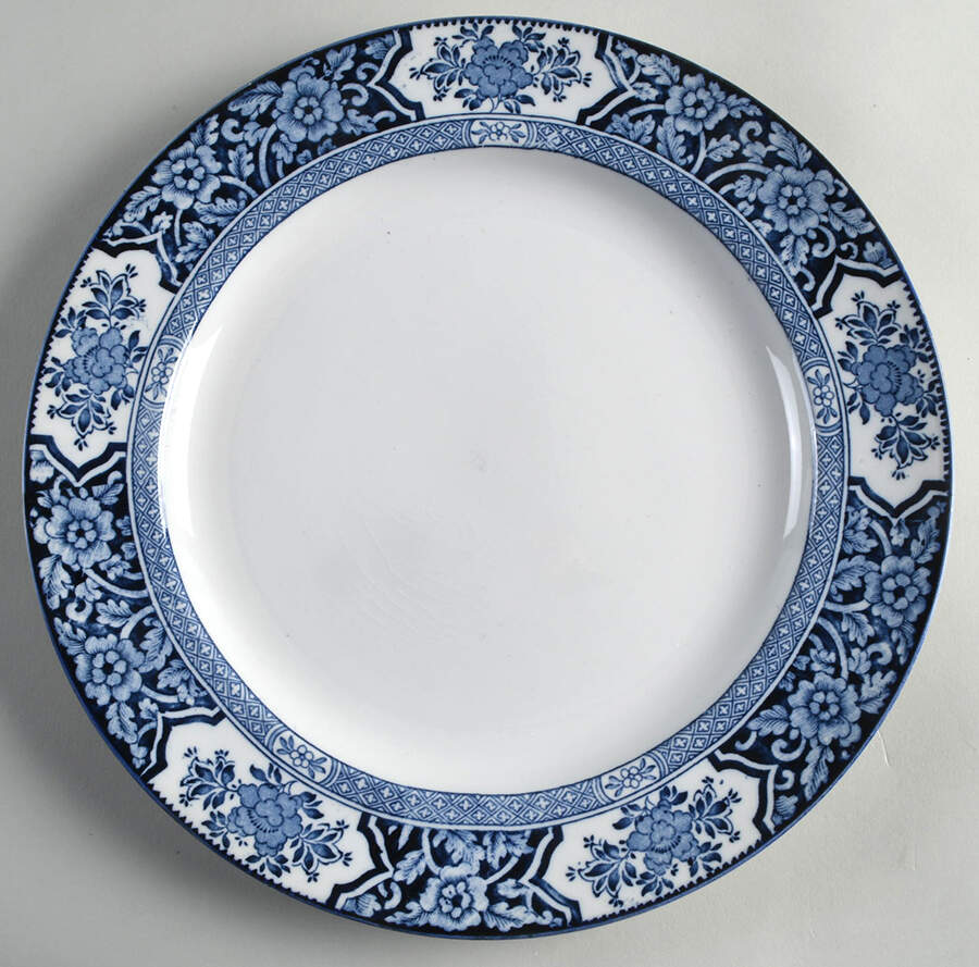 Khotan Blue Service Plate (Charger) by Wood & Sons-1