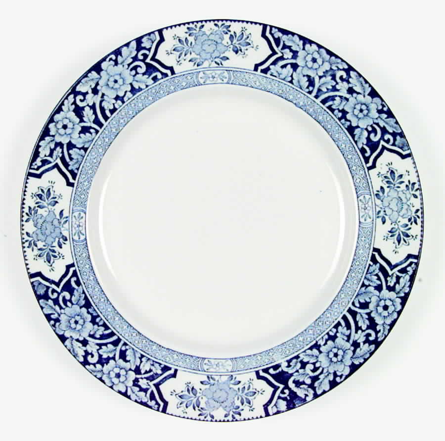 Khotan Blue Dinner Plate by Wood & Sons-1