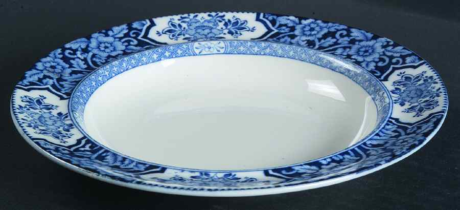 Khotan Blue Round Butter No Lid by Wood & Sons-1