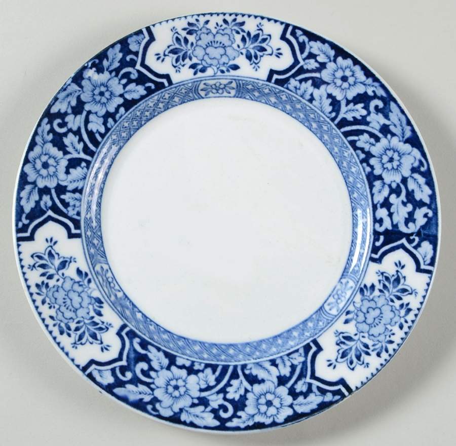 Khotan Blue Bread & Butter Plate by Wood & Sons-1