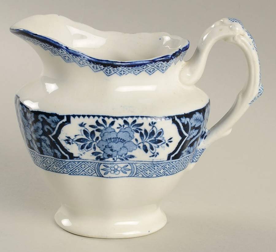Khotan Blue Creamer by Wood & Sons-1
