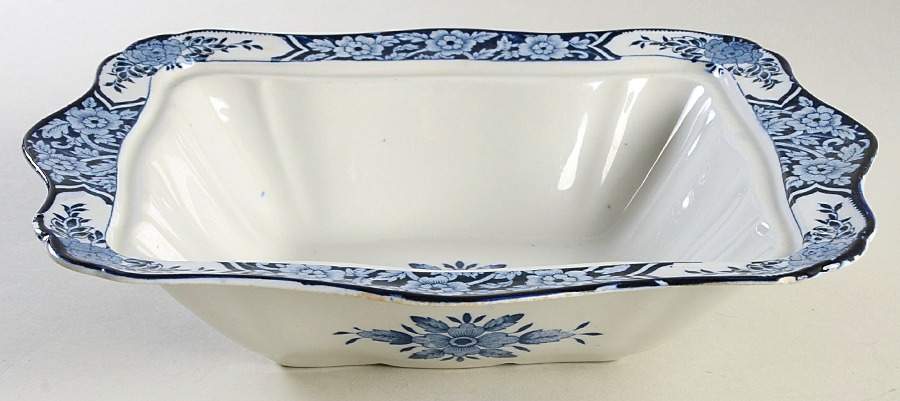 Khotan Blue Rectangular Vegetable Bowl No Lid by Wood & Sons-1