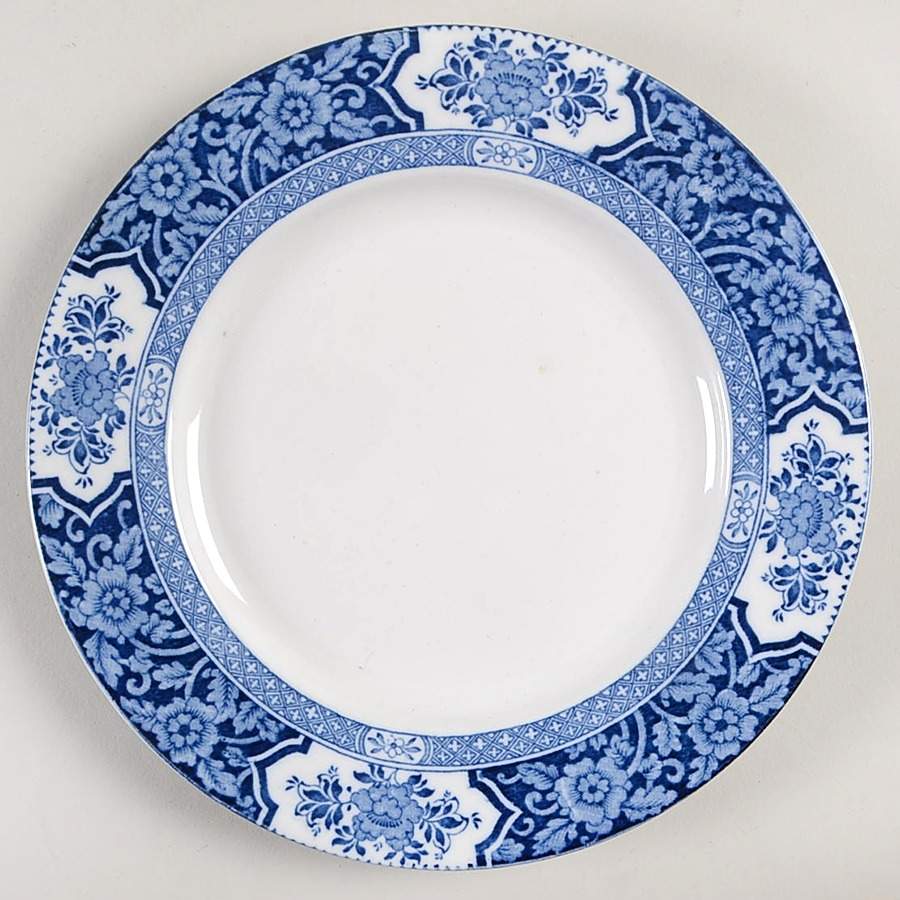 Khotan Blue Salad Plate by Wood & Sons-1