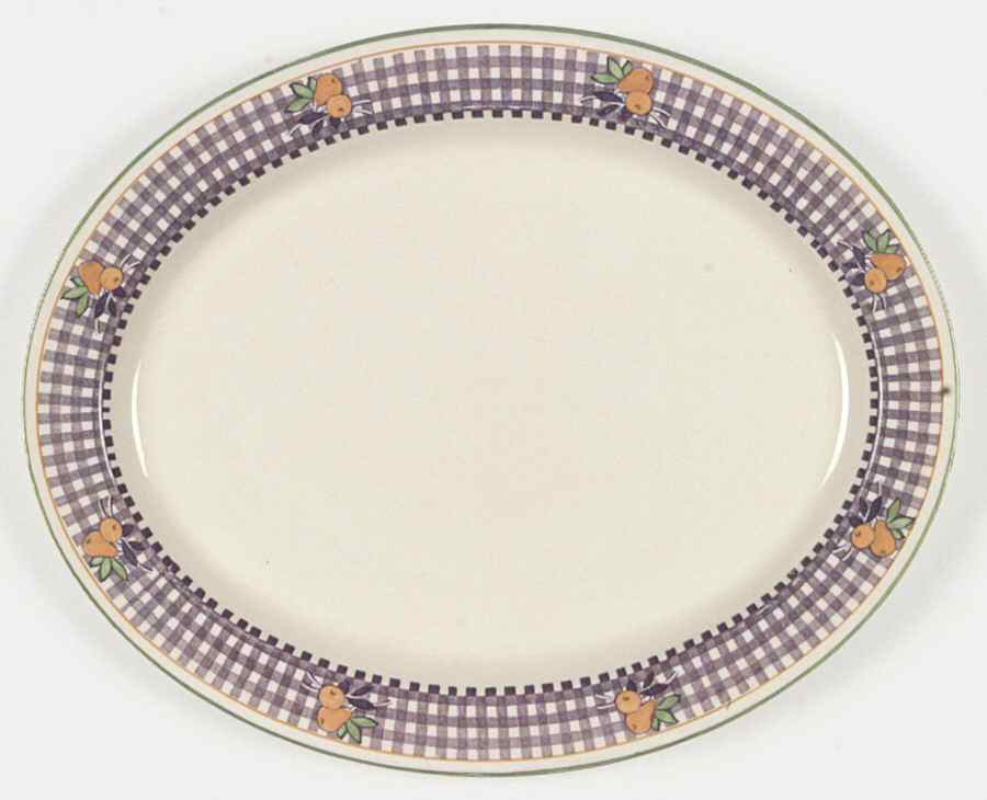 The Lenox 14" Oval Serving Platter by Wood & Sons-1