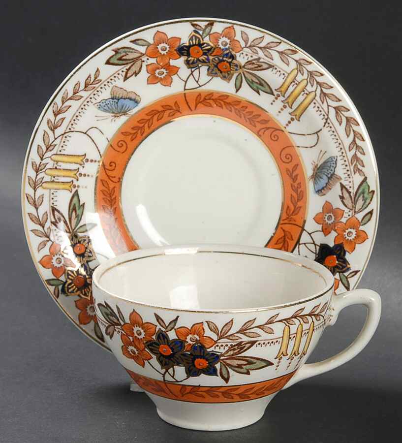 Lucerne Flat Cup & Saucer Set by Wood & Sons-1