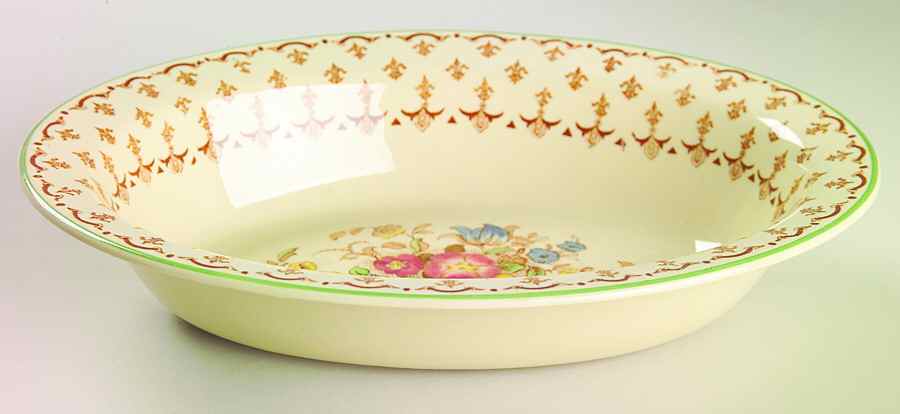 The Marion 9" Oval Vegetable Bowl by Wood & Sons-1