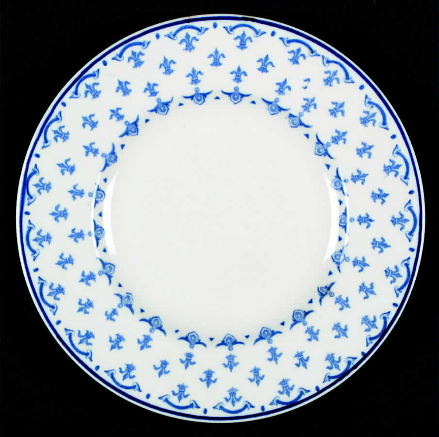 The Marion Blue Bread & Butter Plate by Wood & Sons-1