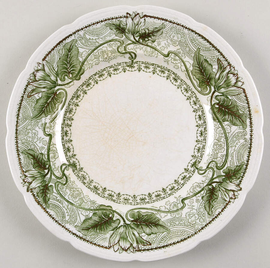 Marseilles Green Luncheon Plate by Wood & Sons-1
