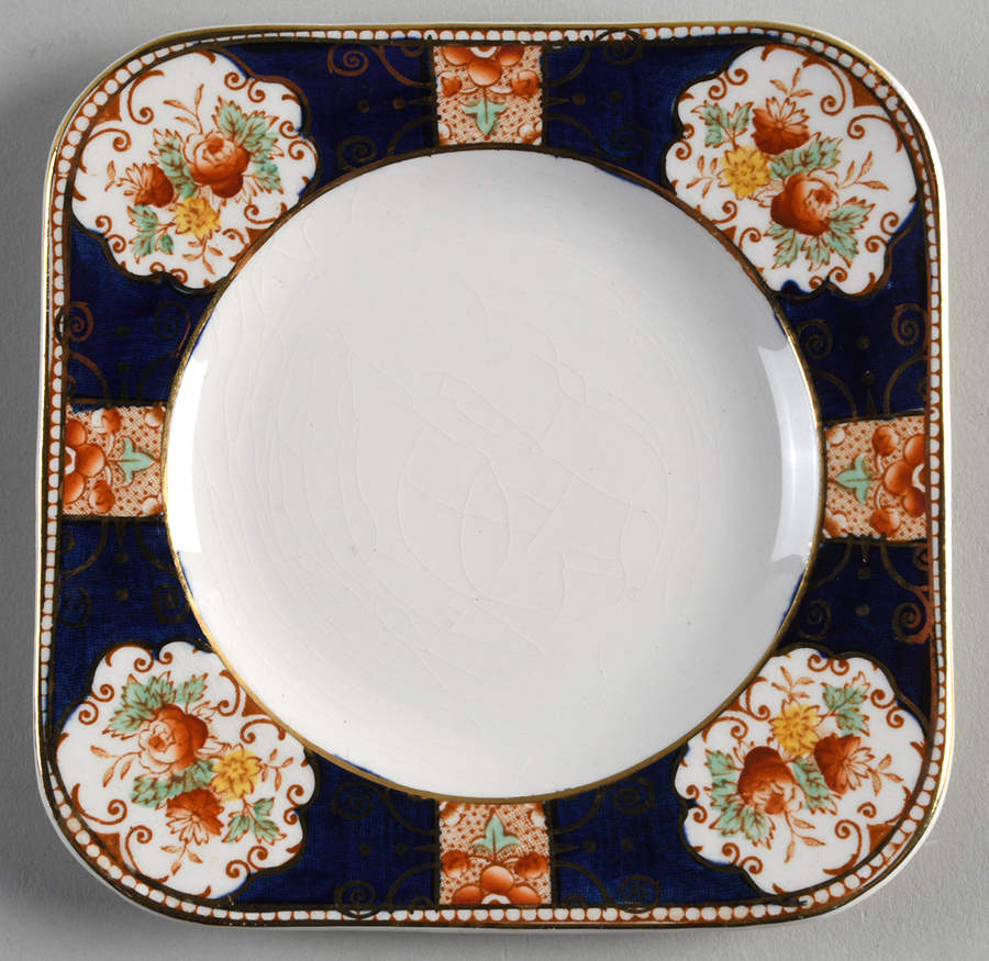 Napoli Blue Bread & Butter Plate by Wood & Sons-1