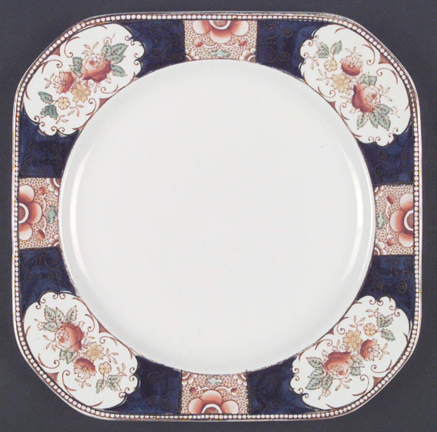 Napoli Blue Luncheon Plate by Wood & Sons-1