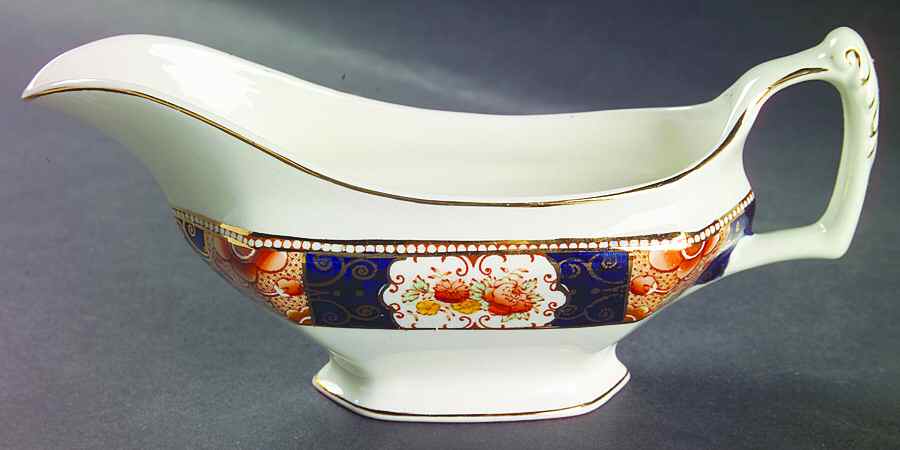Napoli Blue Gravy Boat by Wood & Sons-1