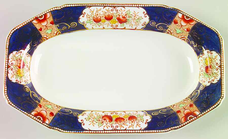 Napoli Blue Relish/Gravy Underplate by Wood & Sons-1
