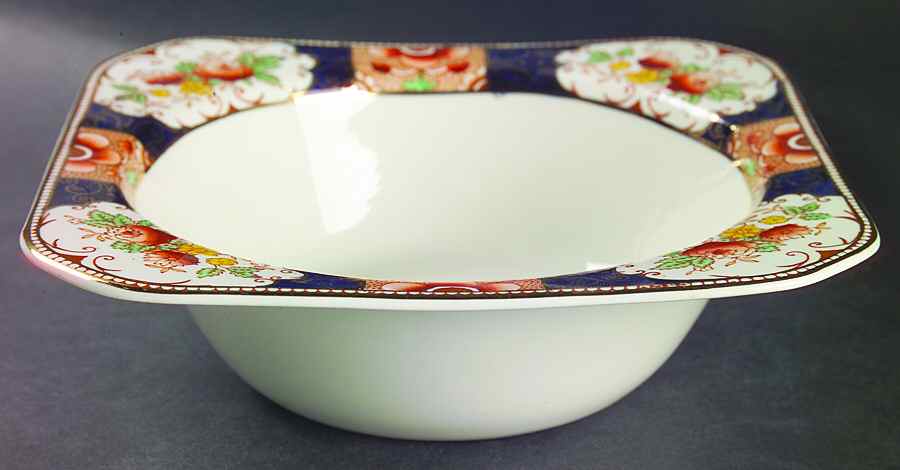 Napoli Blue 8" Round Vegetable Bowl by Wood & Sons-1