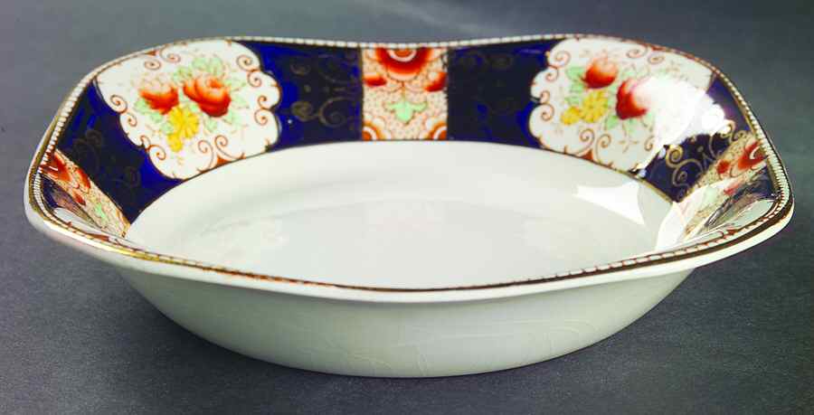 Napoli Blue Coupe Soup Bowl by Wood & Sons-1