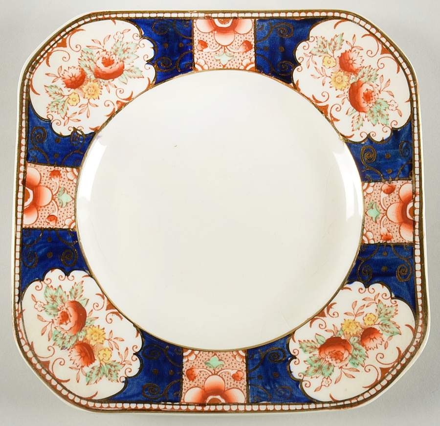 Napoli Blue Bread & Butter Plate by Wood & Sons-1