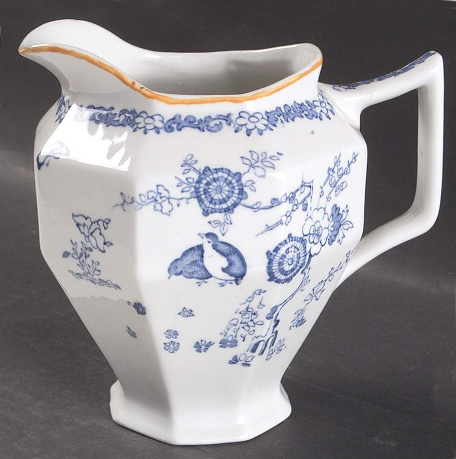 Old Bow Blue 24 Oz Pitcher by Wood & Sons-1