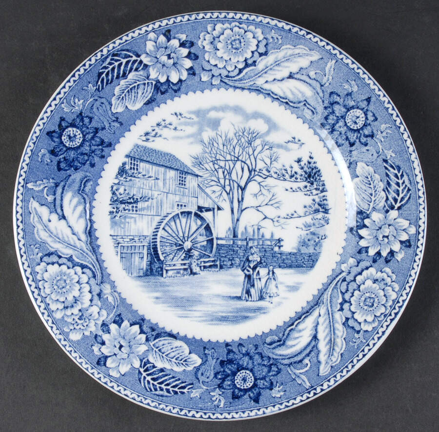 Old Sturnbridge Village Salad Plate by Wood & Sons-1