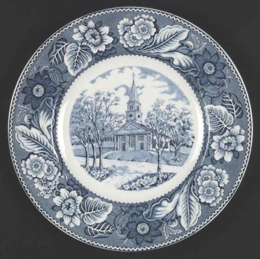 Old Sturnbridge Village Dinner Plate by Wood & Sons-1
