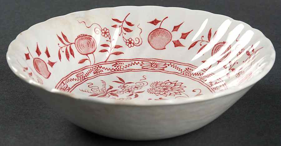 Old Vienna Red Coupe Cereal Bowl by Wood & Sons-1