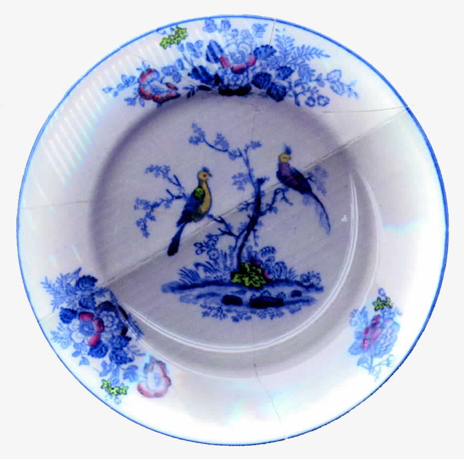 Oriental Birds Salad Plate by Wood & Sons-1
