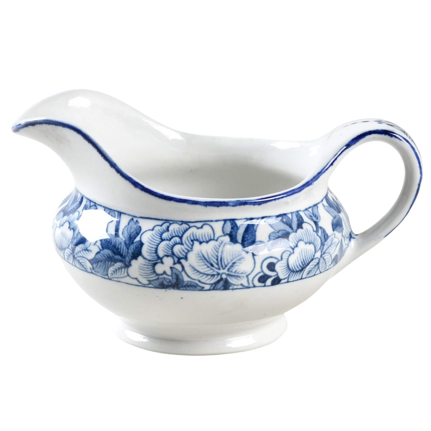 Patricia Blue Gravy Boat by Wood & Sons-1