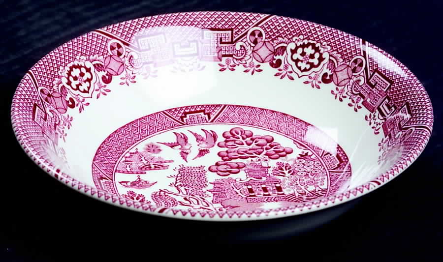 Pink Willow (Older) Coupe Cereal Bowl by Wood & Sons-1