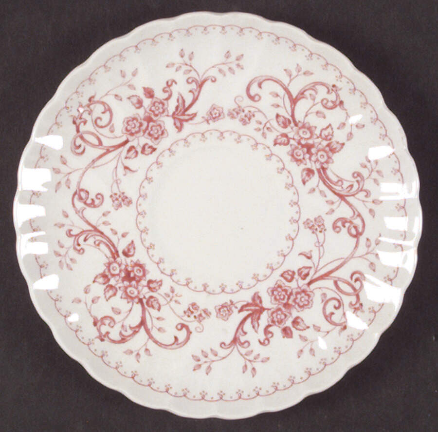 Regency Pink Saucer by Wood & Sons-1