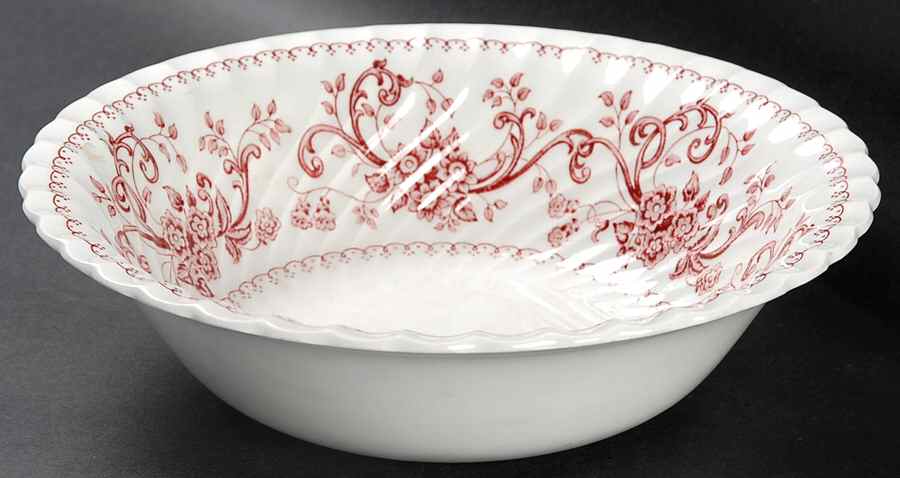 Regency Pink 8" Round Vegetable Bowl by Wood & Sons-1