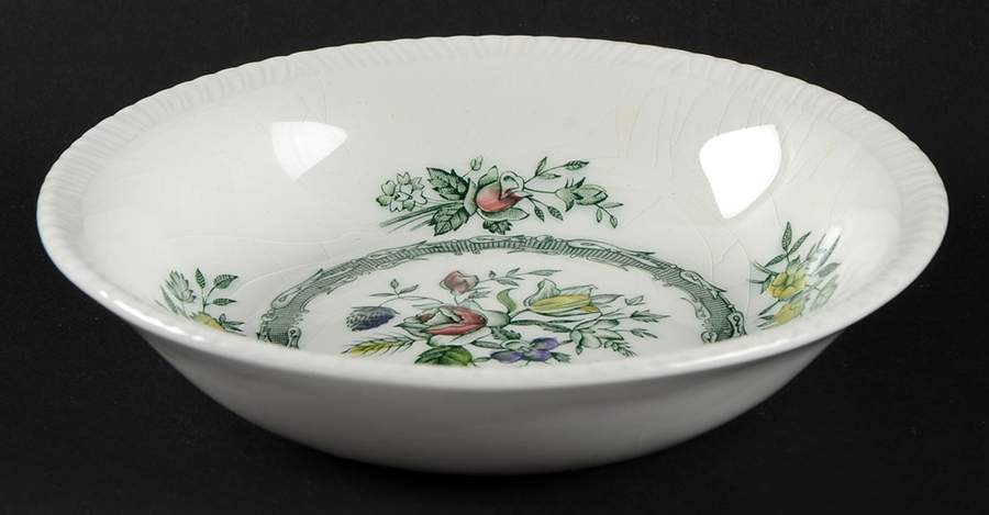 Rosedale Green Fruit/Dessert (Sauce) Bowl by Wood & Sons-1