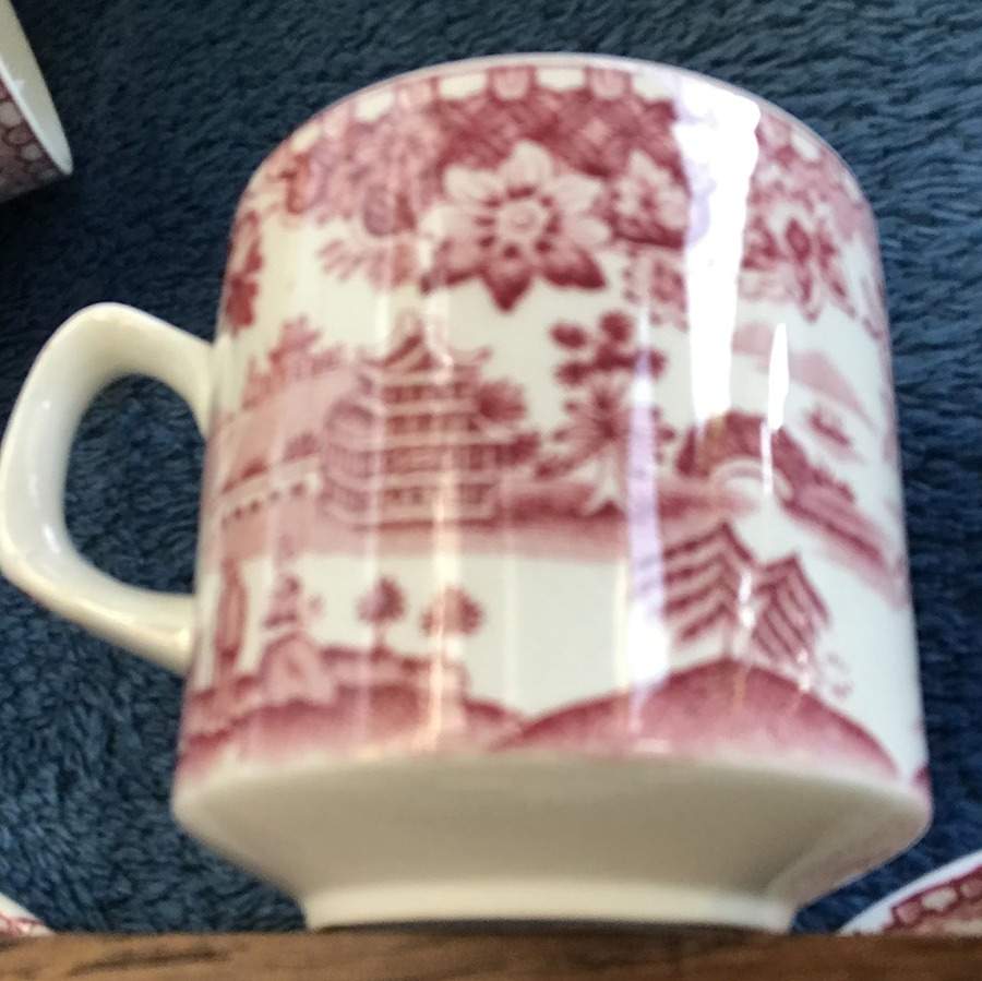 Seaforth Pink (Smooth) Flat Cup by Wood & Sons-1