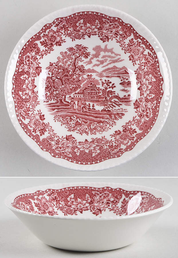 Seaforth Pink (Smooth) Coupe Cereal Bowl by Wood & Sons-1