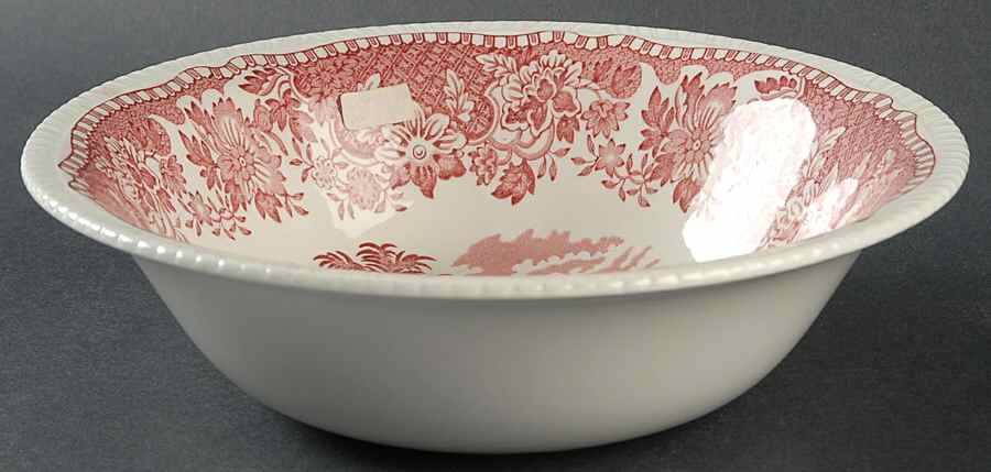Seaforth Pink (Smooth) 8" Round Vegetable Bowl by Wood & Sons-1