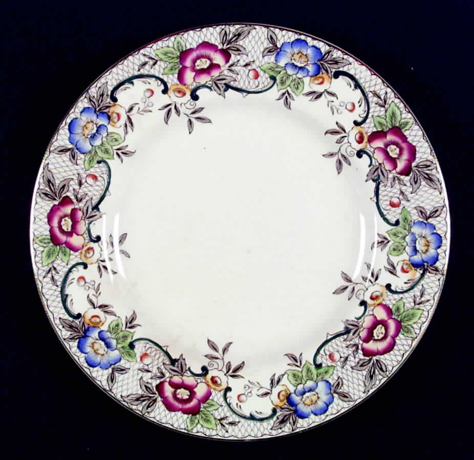 Seville (Multicolor Floral) Dinner Plate by Wood & Sons-1