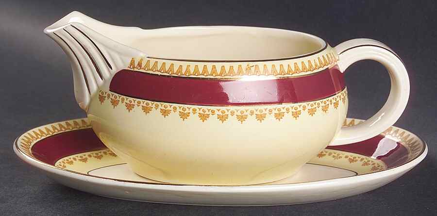 Sherborne Gravy Boat & Underplate by Wood & Sons-1