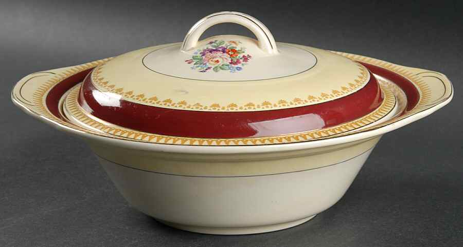 Sherborne Round Covered Vegetable by Wood & Sons-1