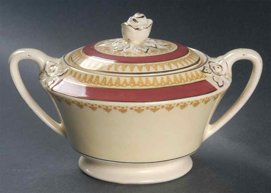 Sherborne Sugar Bowl & Lid by Wood & Sons-1