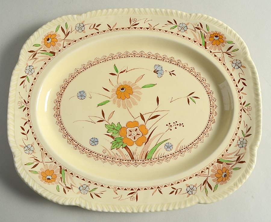 Springdale 12" Oval Serving Platter by Wood & Sons-1