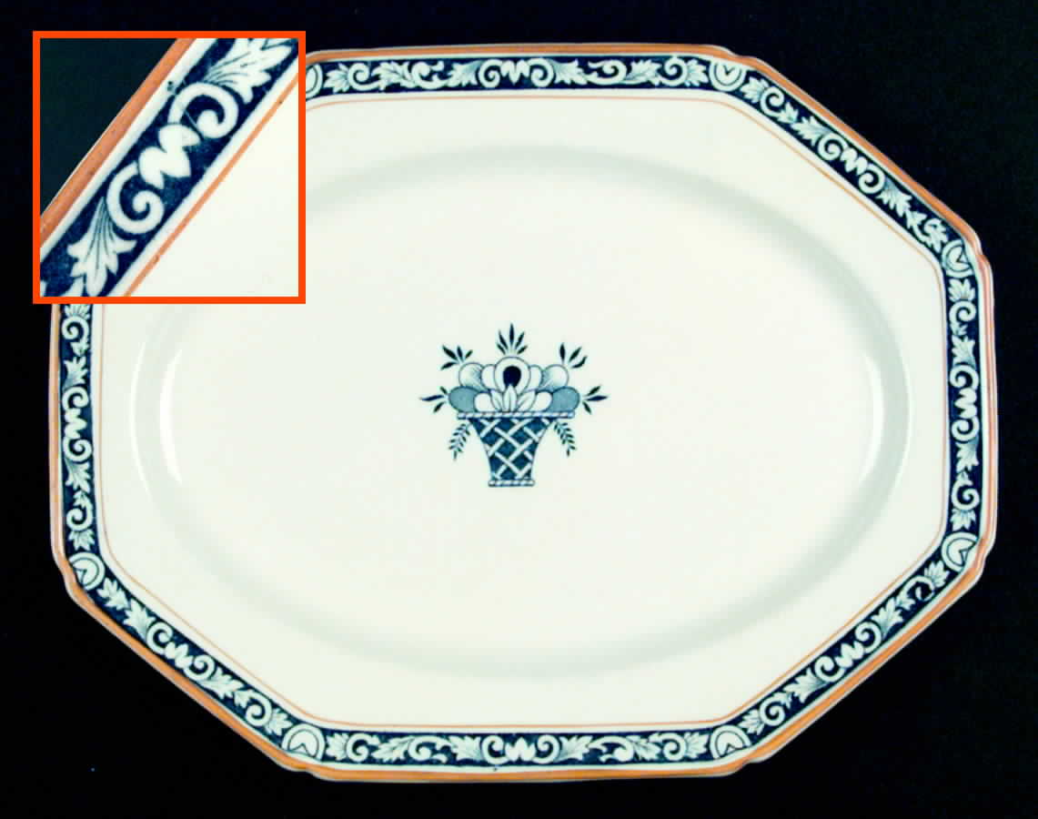 Stuart 10" Oval Serving Platter by Wood & Sons-1