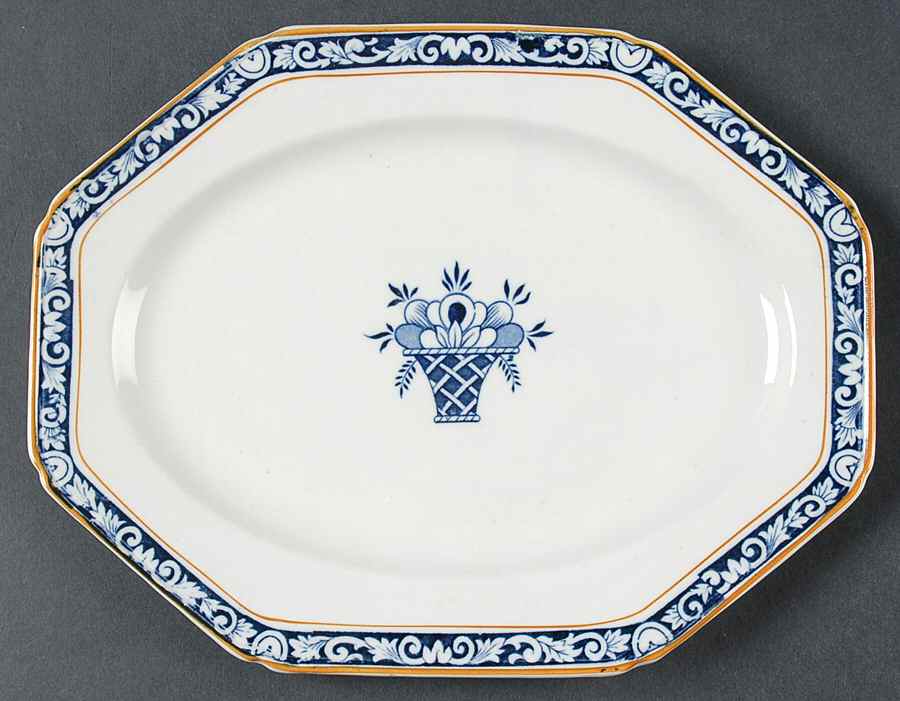 Stuart 9" Oval Serving Platter by Wood & Sons-1
