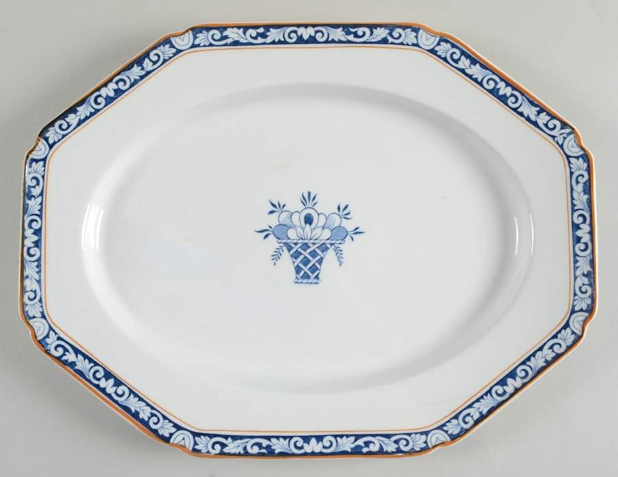Stuart 12" Oval Serving Platter by Wood & Sons-1