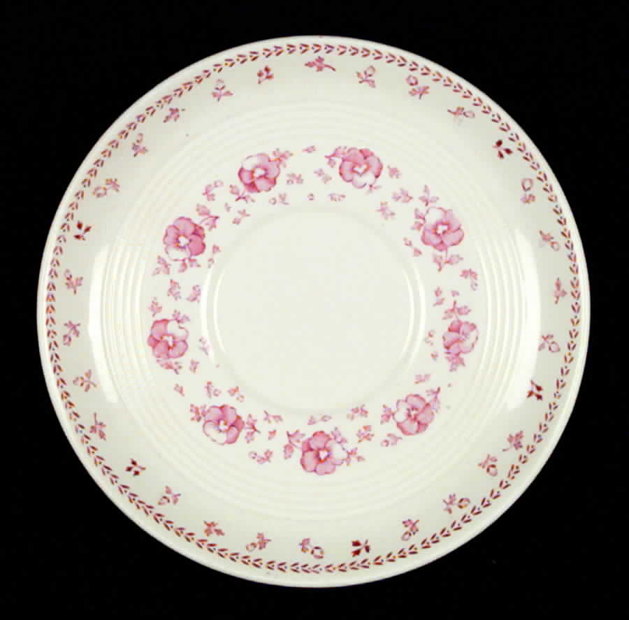 Sunny Brook Pink Saucer by Wood & Sons-1